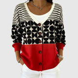 Cardigan en Maille Confortable Boutonné