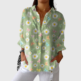 Lightweight and colorful printed blouse