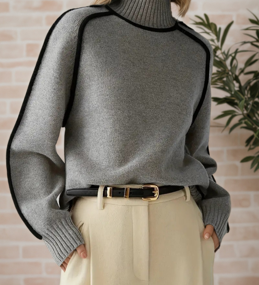 Donna | Col Roulé Élégant
