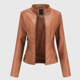 Giorgina™ - Élégante veste en cuir pour femmes