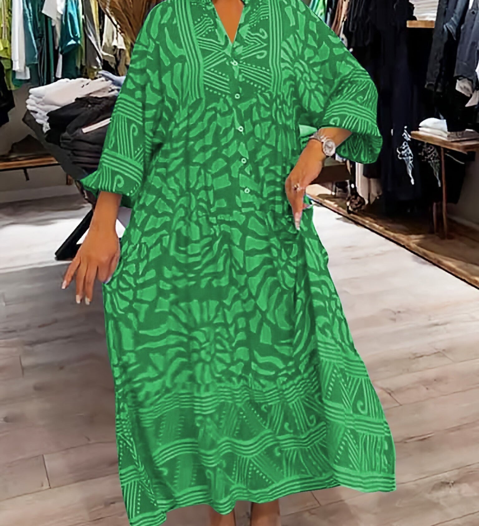 Carmilla - Robe à Imprimé Vibrant