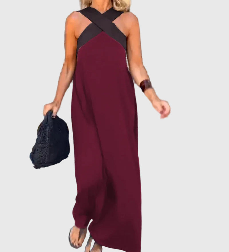 Elena | Robe longue fluide et élégante