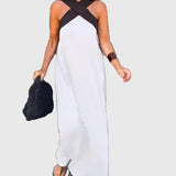 Elena | Elegant Flowy Maxi Dress