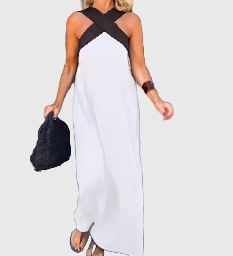 Elena | Elegant Flowy Maxi Dress