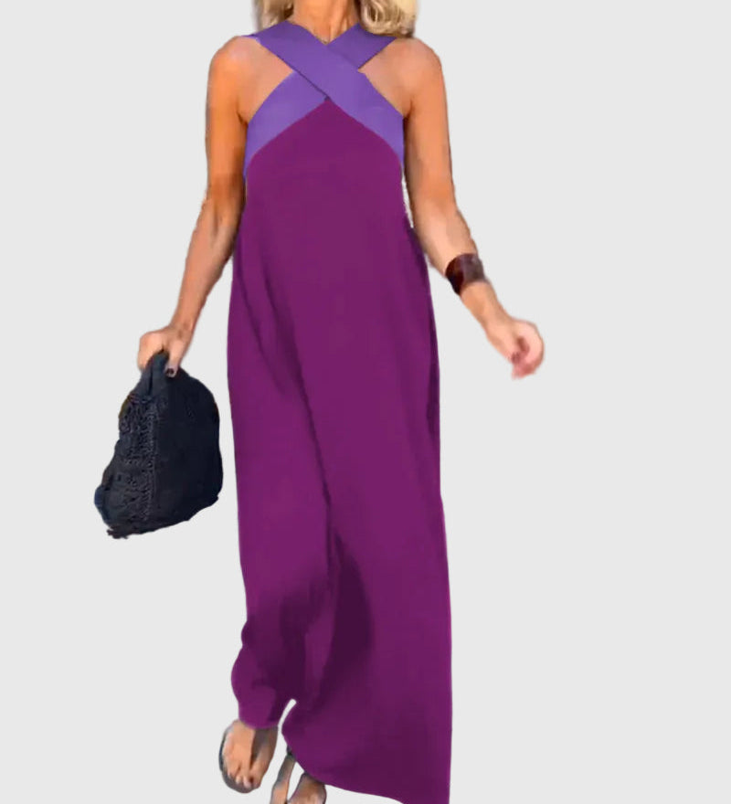 Elena | Elegant Flowy Maxi Dress