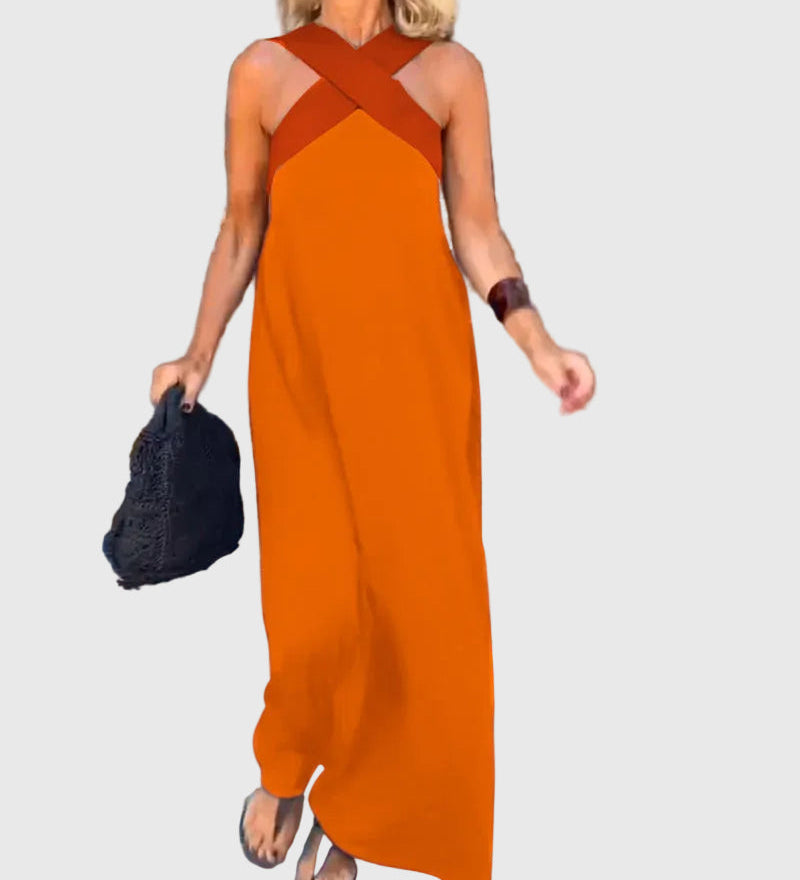 Elena | Robe longue fluide et élégante