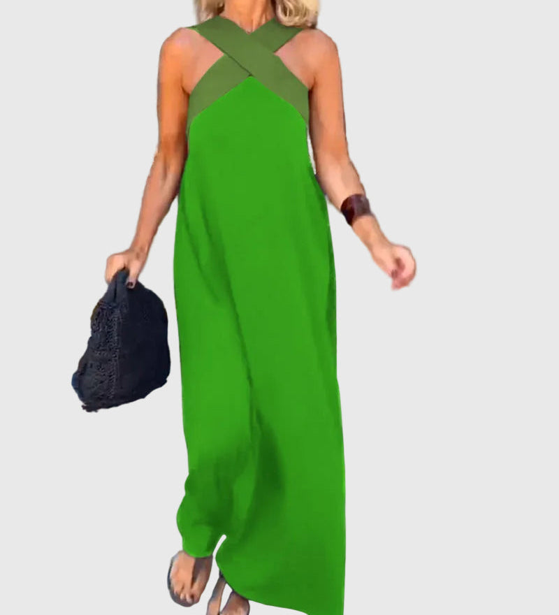 Elena | Elegant Flowy Maxi Dress