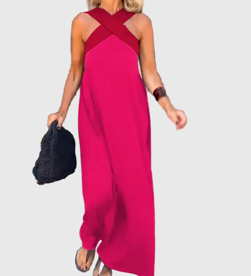 Elena | Elegant Flowy Maxi Dress