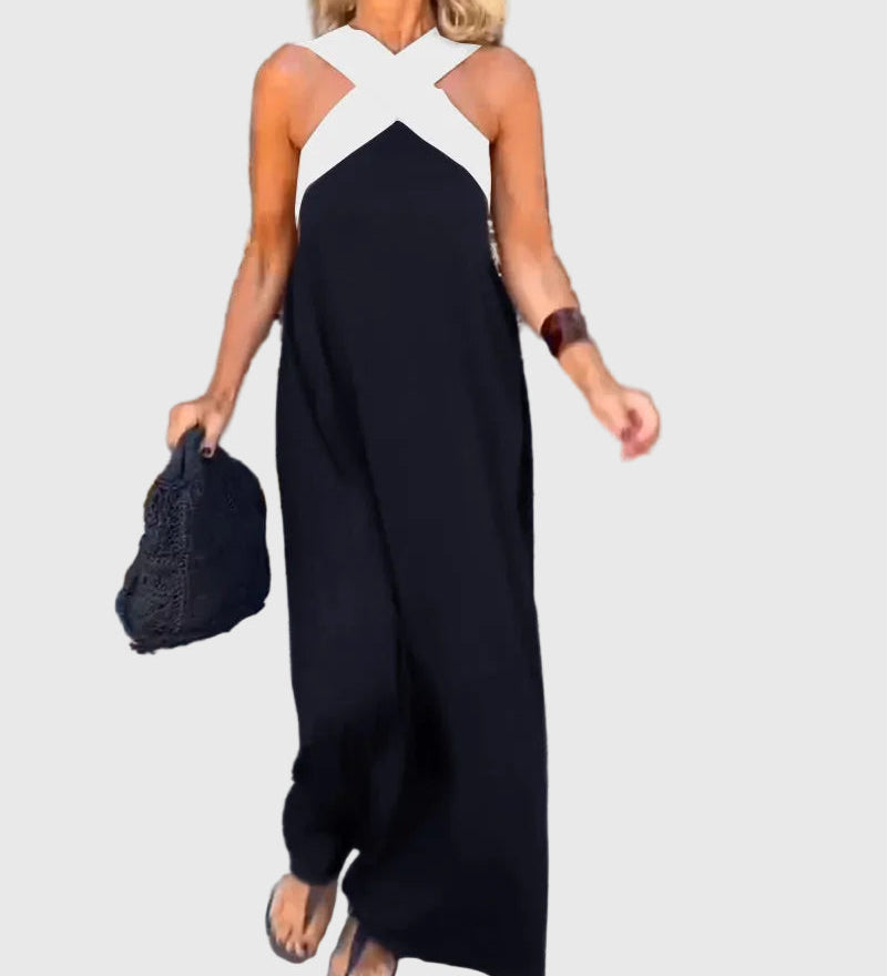 Elena | Elegant Flowy Maxi Dress