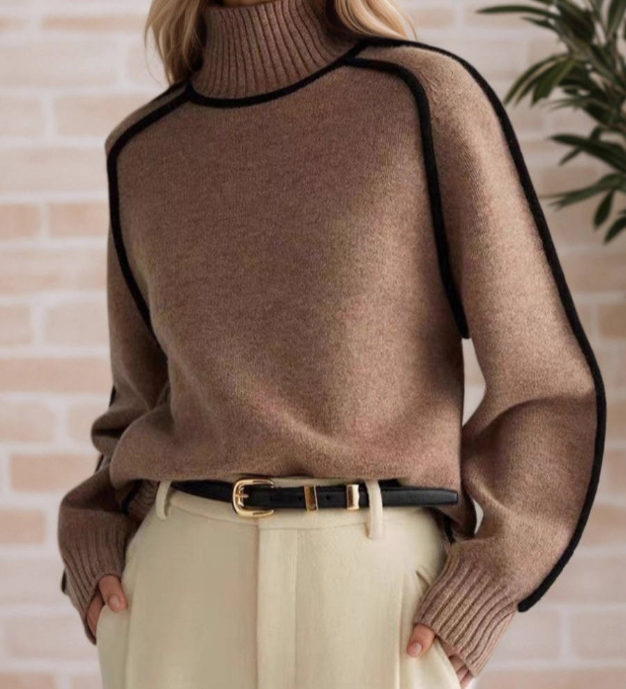 Donna | Col Roulé Élégant