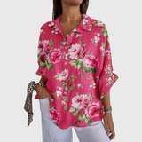 Lightweight and colorful printed blouse