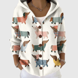 Comfortable Knitted Hoodie Cardigan