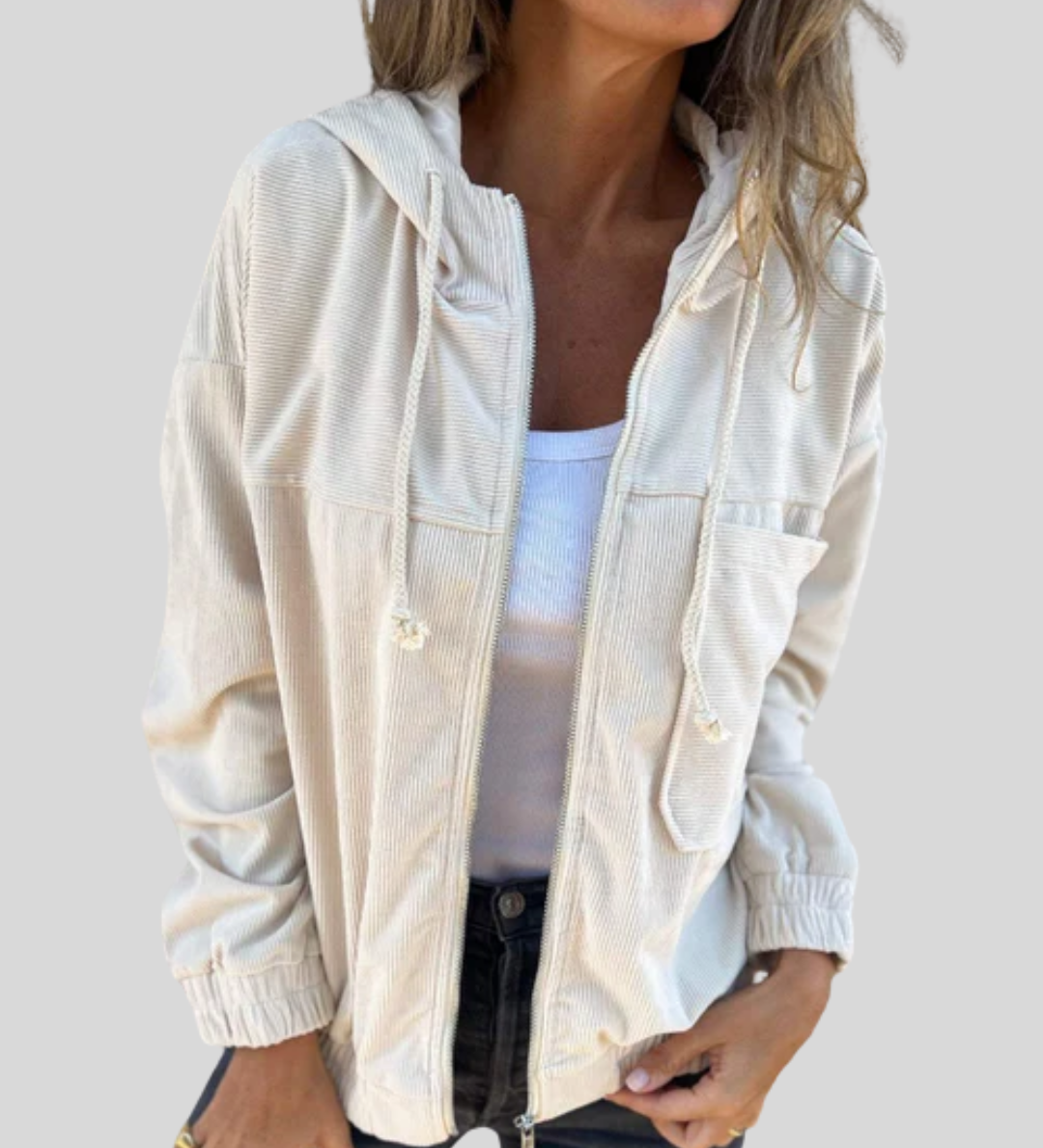 Mabel | Gilet doux zippé