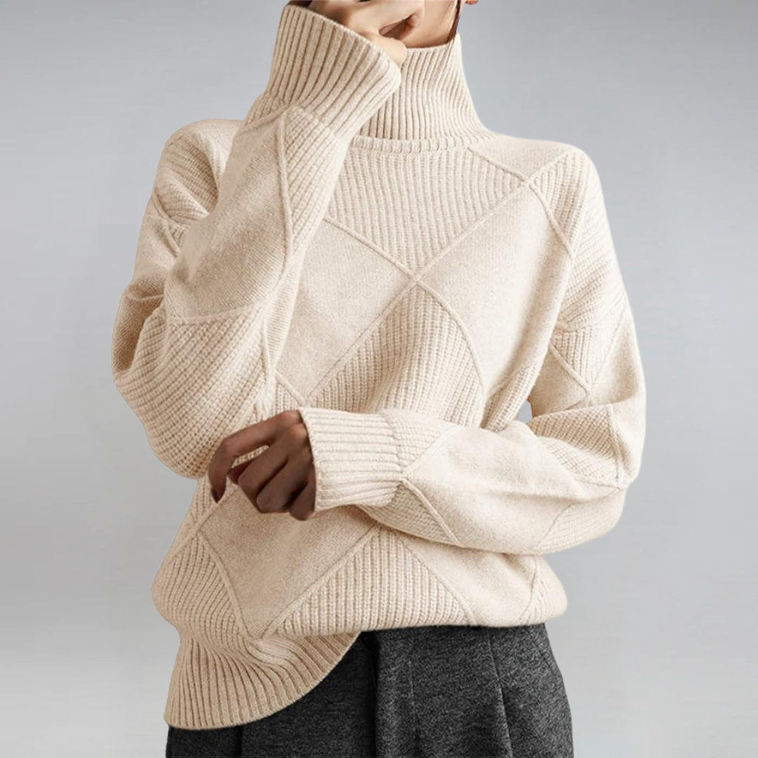 Lauren | Luxurious Turtleneck Cashmere Sweater