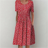 Hailey | Elegant Floral Casual Dress with Pockets