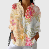 Lightweight and colorful printed blouse
