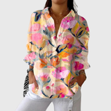 Lightweight and colorful printed blouse