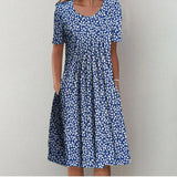 Hailey | Elegant Floral Casual Dress with Pockets