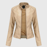 Giorgina™ - Élégante veste en cuir pour femmes