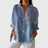 Lightweight and colorful printed blouse
