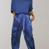 Finley - Ensemble lounge en soie cargo