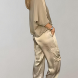 Finley - Ensemble lounge en soie cargo
