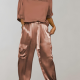 Finley - Ensemble lounge en soie cargo