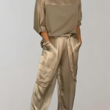 Finley - Ensemble lounge en soie cargo
