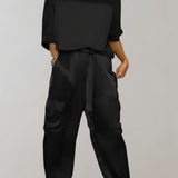 Finley - Ensemble lounge en soie cargo