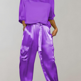 Finley - Ensemble lounge en soie cargo