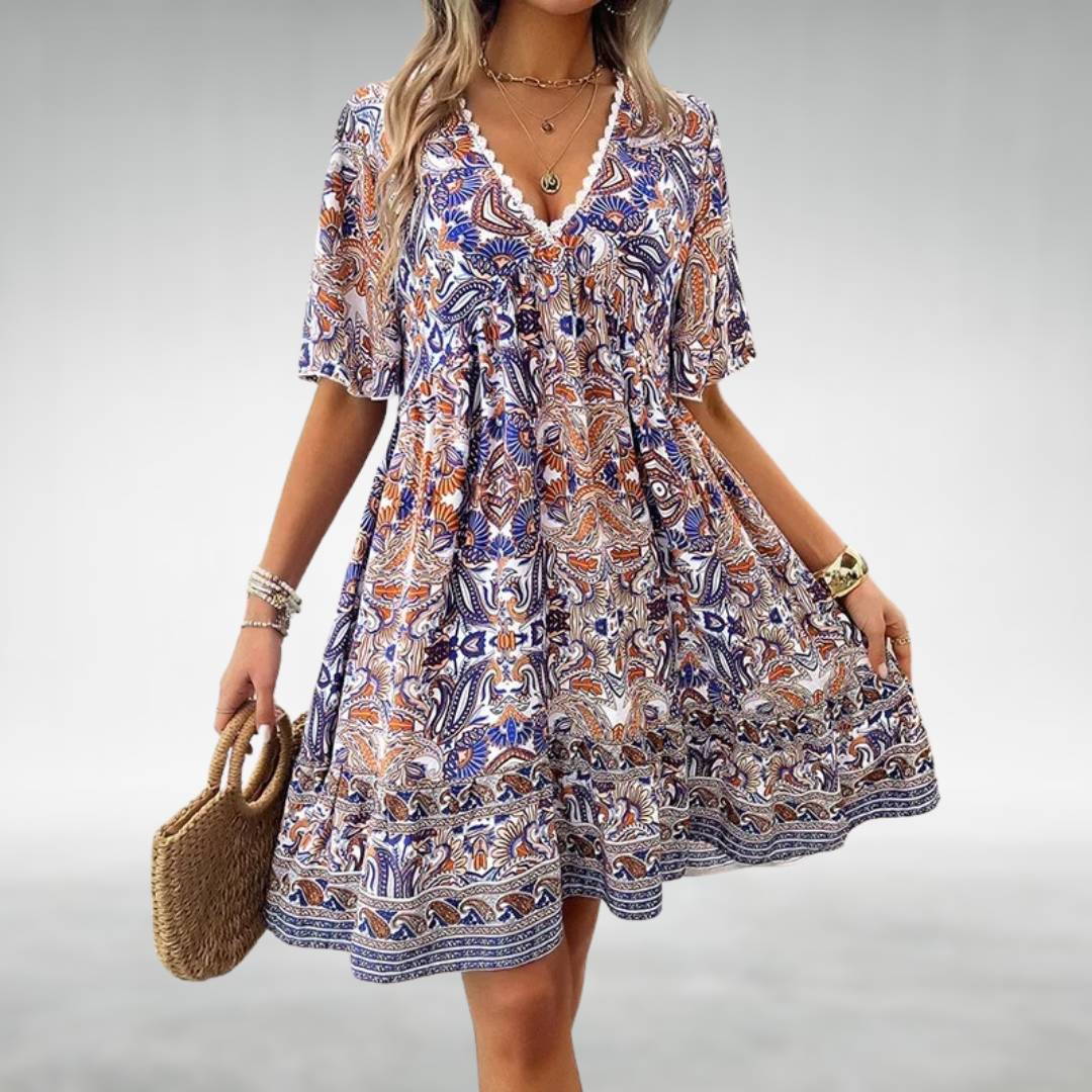 Quinley - Robe trapèze bohème