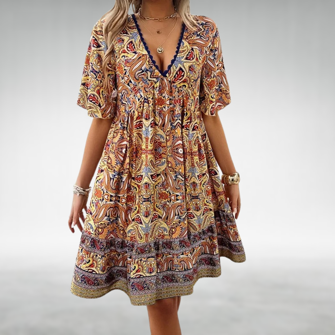 Quinley - Robe trapèze bohème