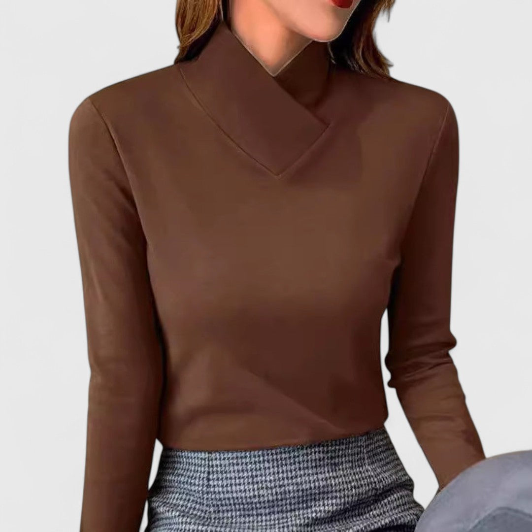 Clair | Stylish High-Neck Sweater