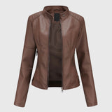 Giorgina™ - Élégante veste en cuir pour femmes