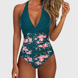 Florence | Elegant Plunging Swimsuit