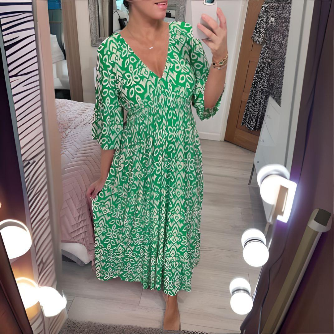 Lillia - Robe imprimée bohème