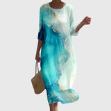 Hayley™ | Robe Maxi Florale Élégante