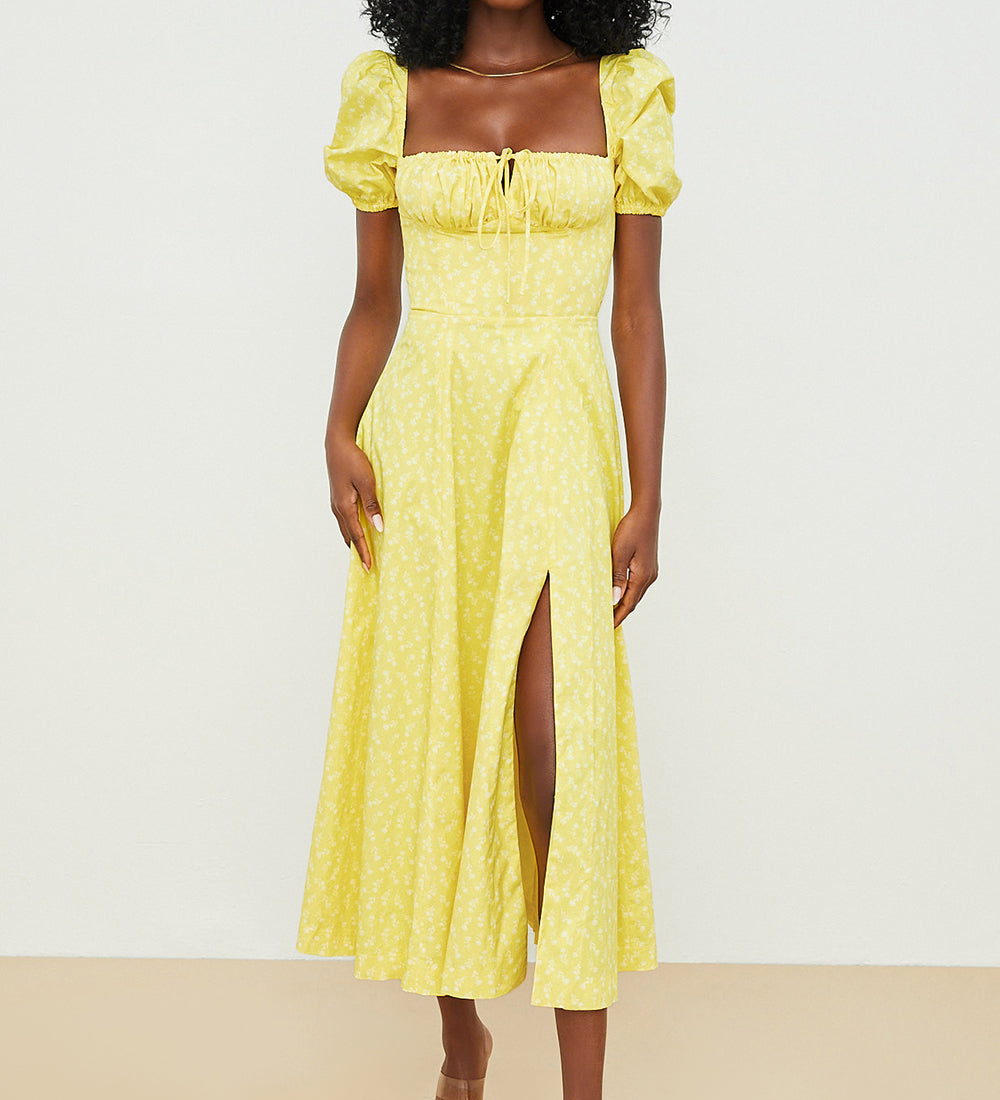 Aviana - Bloom Puff Sleeve Dress